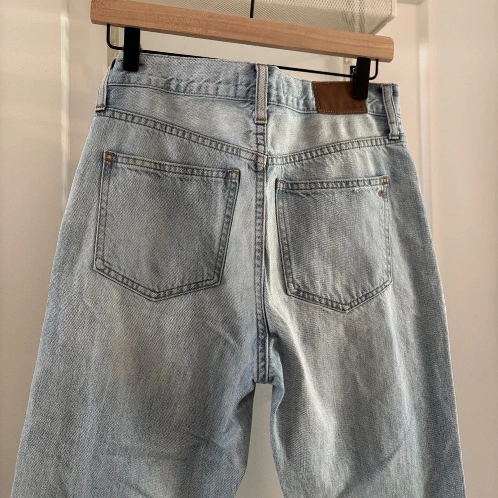 Madewell The Perfect Vintage Jean Light Wash Denim High Rise Straight Women's 27